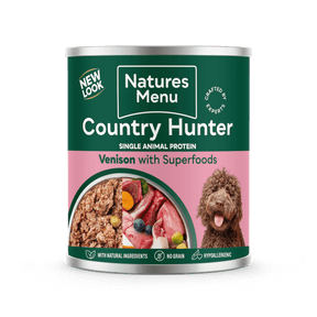 Natures Menu Country Hunter Venison & Blueberry Wet Dog Food 600g Wet Dog Food Natures Menu 