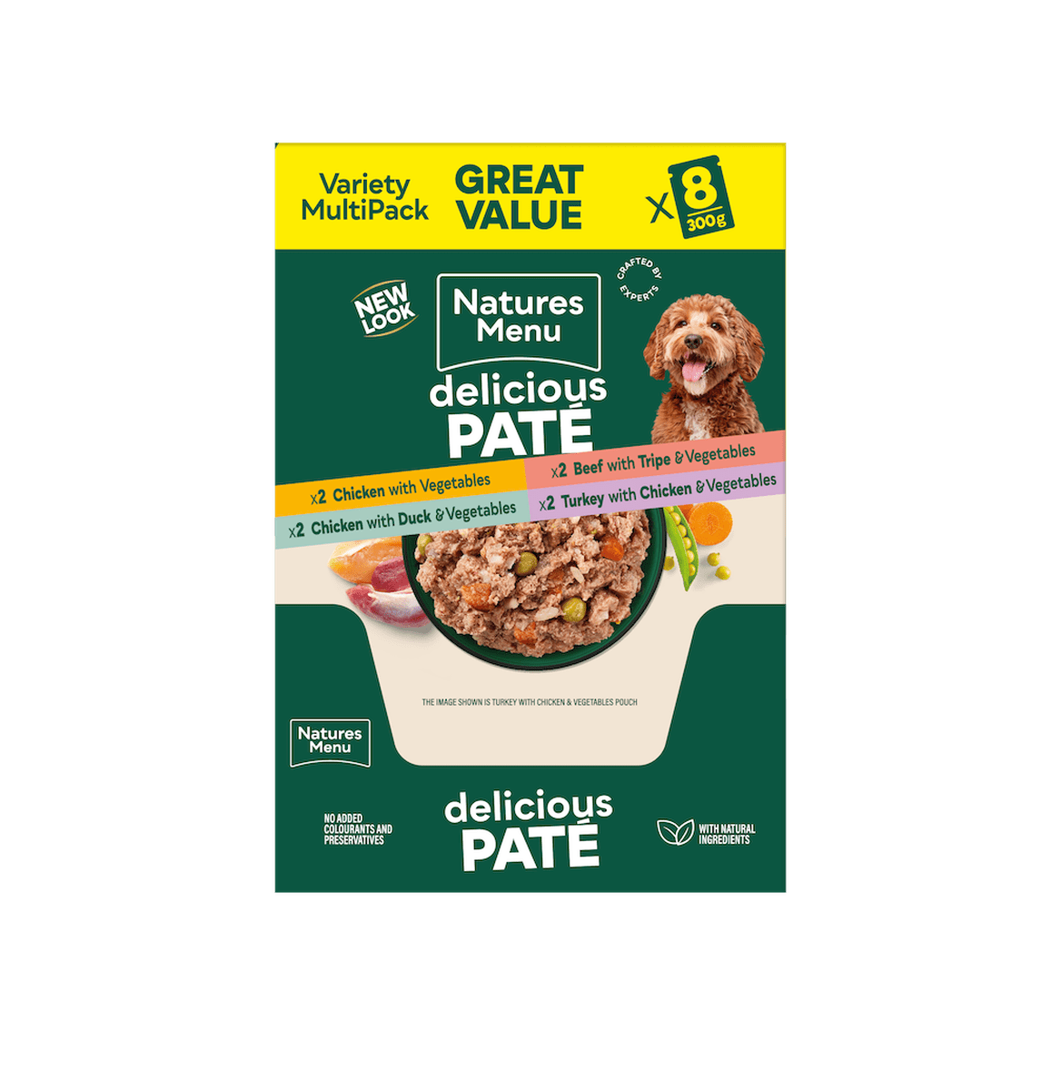 Natures Menu Meat Selection Wet Dog Food 8 x 300g Wet Dog Food Natures Menu 
