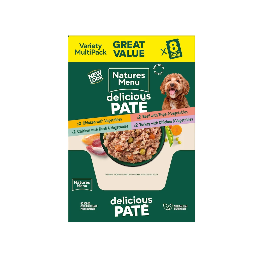 Natures Menu Adult Meal Multipack 8x300g Wet Dog Food Natures Menu 