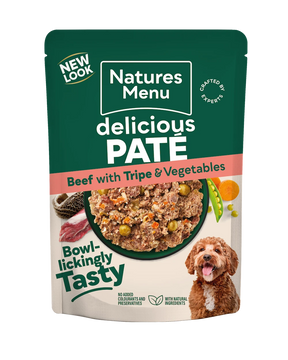 Natures Menu Original Beef/Tripe Complete Pouch 300g Wet Dog Food Natures Menu 
