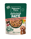Natures Menu Original Beef/Tripe Complete Pouch 300g Wet Dog Food Natures Menu 