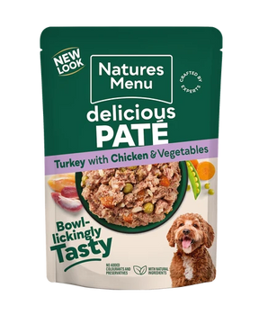 Natures Menu Turkey Pouch Complete 300g Wet Dog Food Natures Menu 