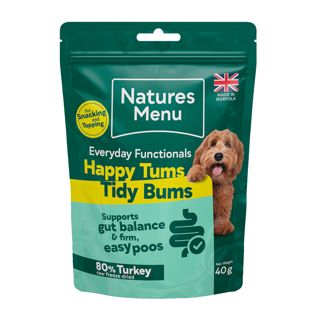 Natures Menu Happy Tums & Tidy Bums Turkey 40g Natures Menu 