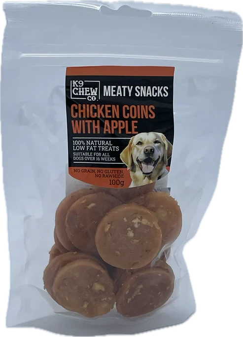 K9 Chew Chicken Coins With Apple K9 Chew 