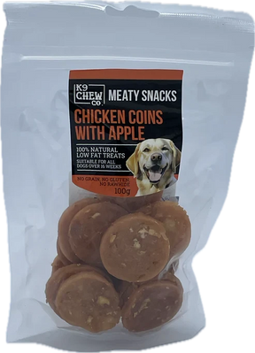 K9 Chew Chicken Coins With Apple K9 Chew 