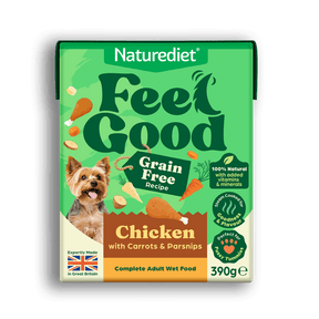 Naturediet Feel Good Grain Free Chicken Wet Dog Food 390g Wet Dog Food Naturediet 