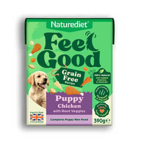 Naturediet Feel Good Grain Free Chicken Puppy Food 390g Wet Dog Food Naturediet 
