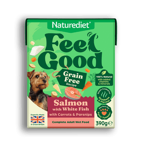Naturediet Feel Good Grain Free Salmon Wet Dog Food 390g Wet Dog Food Naturediet 