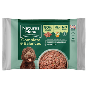 Natures Menu 80/20 Duck Raw Dog Food Block 500g Raw Dog Food Natures Menu 
