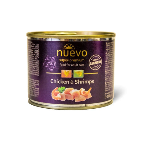 Nuevo Cat Adult Chicken & Shrimps 200g Nuevo 