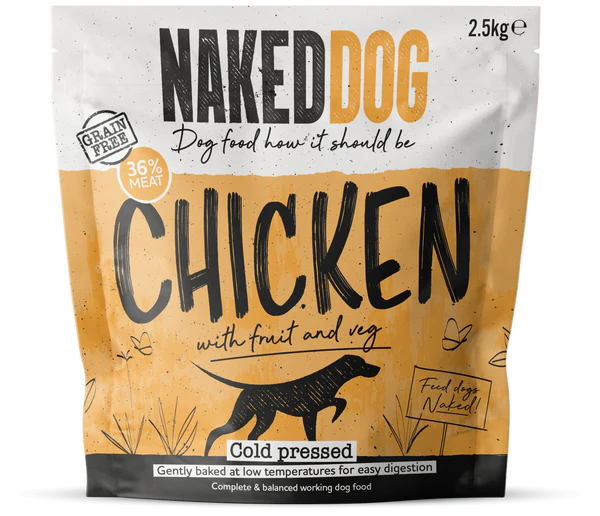 Naked Dog Cold Pressed Chicken Chicken 2.5kg Naked Dog 