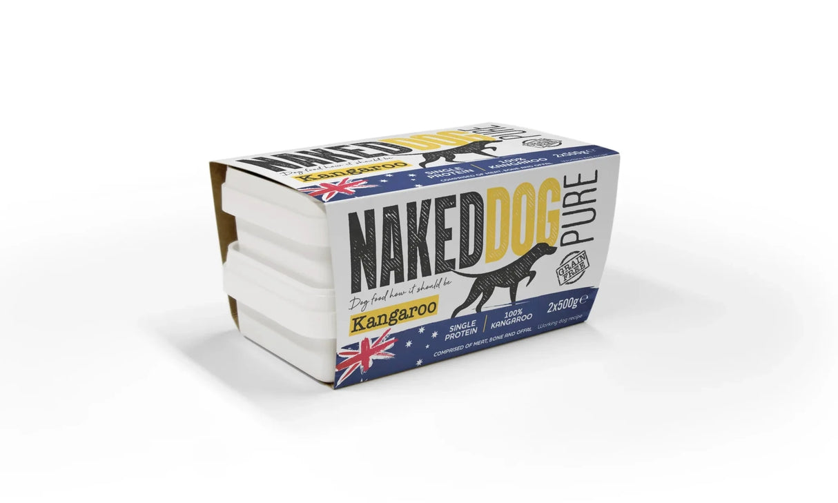 Naked Dog Pure Kangaroo 2x500g Naked Dog 