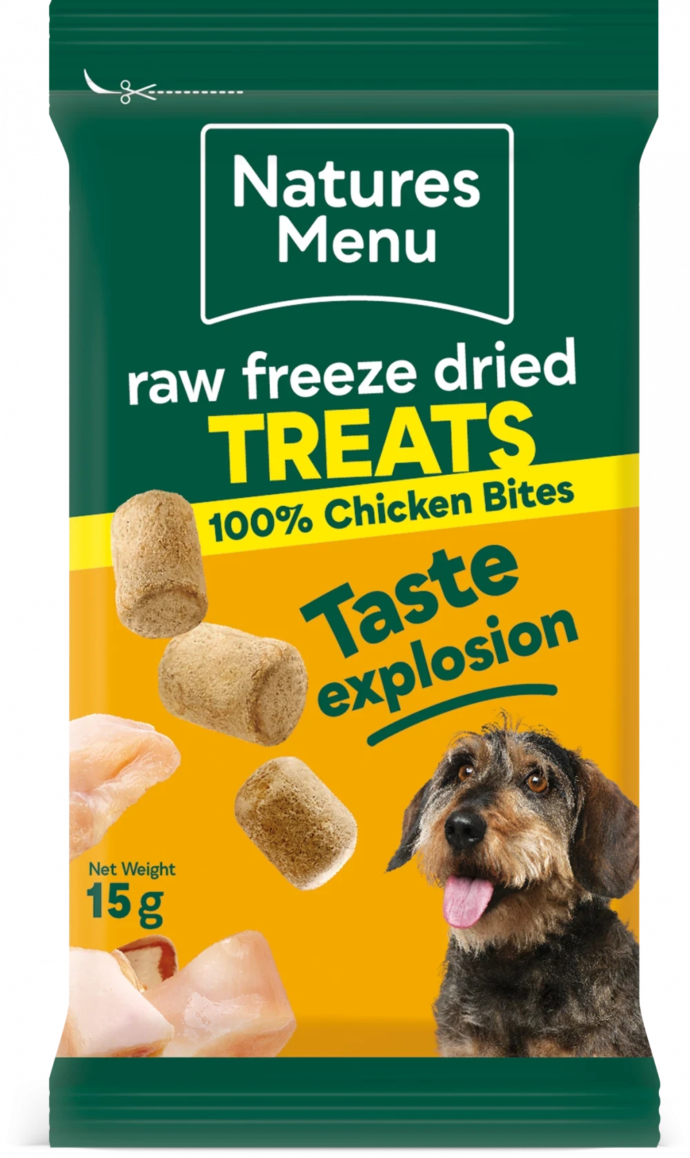 Natures Menu Freeze Dried Bites Chicken 15g Natures Menu 