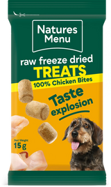 Natures Menu Freeze Dried Bites Chicken 15g Natures Menu 
