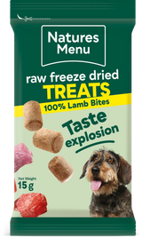 Natures Menu Freeze Dried Bites Lamb 15g Natures Menu 