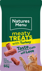 Natures Menu Meaty Cat Treats Turkey 50g Natures Menu 