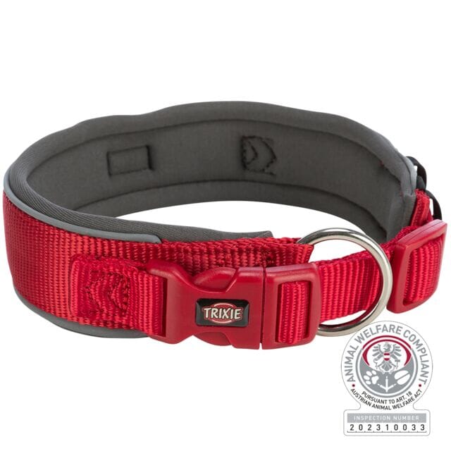 Trixie Padded Collar Extra-Wide Trixie Red XS-S 