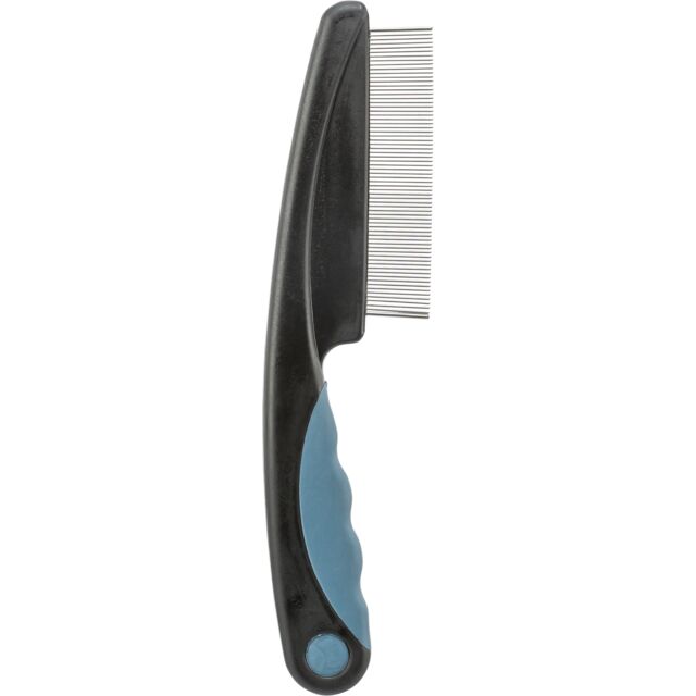 Trixie Flea Comb Dark Grey/Blue 15cm