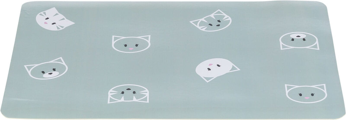 Trixie Mimi Cat Feeding Placemat Sage 44 x 28cm Cat Feeding Mats Trixie 