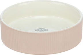 Trixie Ribbed Ceramic Cat Bowl 200ml, 12cm, Assorted Cat Bowls Trixie 