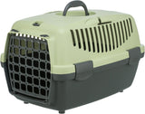 Trixie Capri 1 transport box, XS: 32 ? 31 ? 48 cm, dark grey/pastel green Pet Carriers TRIXIE 