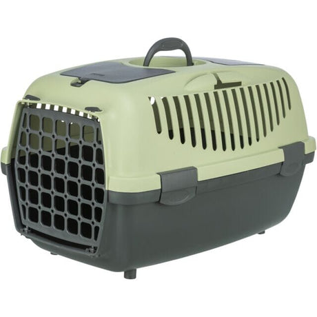 Trixie Capri 2 transport box, XS/S: 37x34x55 cm, Dark Grey/Pastel Green Trixie 