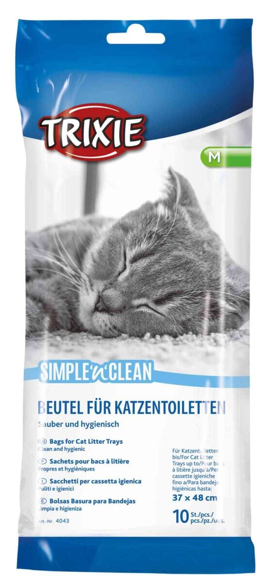 Simple 'n' Clean Bags For Litter Trays M 10pcs Cat Litter Tray Liners TRIXIE 