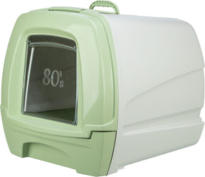 Trixie EasyDraw Cat Litter Tray with Drawer Grey/Green Cat Litter Trays Trixie 