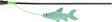 Trixie Fish Cat Teaser Wand 42cm Cat Toys Trixie 