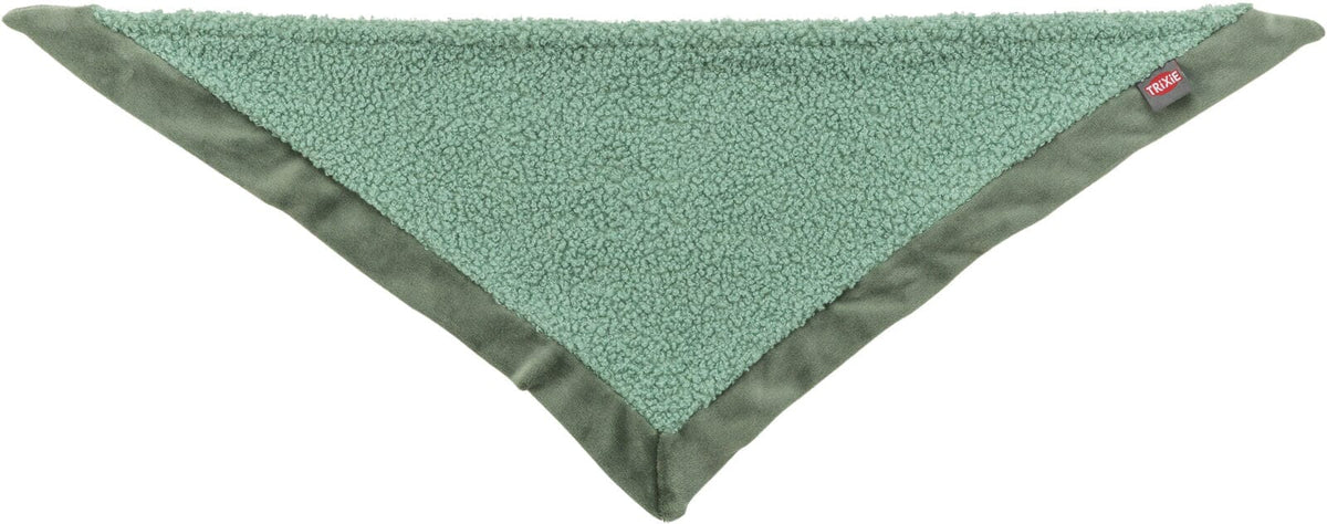 Trixie Xmas neckerchief, plush, 55 cm, sage Dog Bandanas TRIXIE 