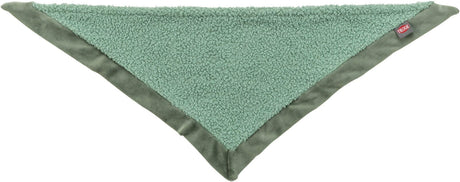 Trixie Xmas neckerchief, plush, 75 cm, sage Dog Bandanas TRIXIE 