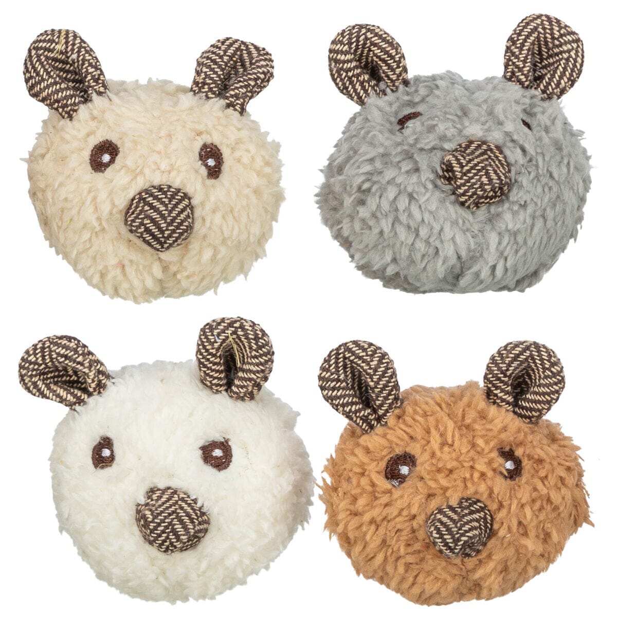 Trixie Bear Plush Catnip Cat Toy 8cm, Assorted Cat Toys Trixie 