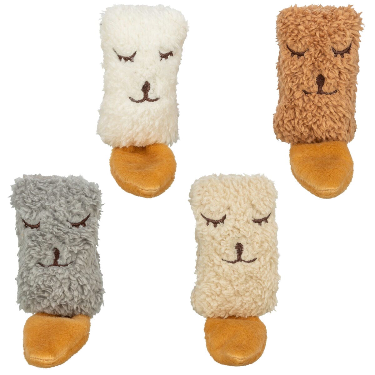 Trixie Sleeping Face Plush Catnip Cat Toy 17cm, Assorted Cat Toys Trixie 