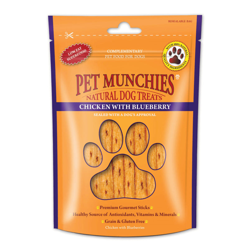 Pet Munchies Chicken with Blueberry 80g Pet Munchies 