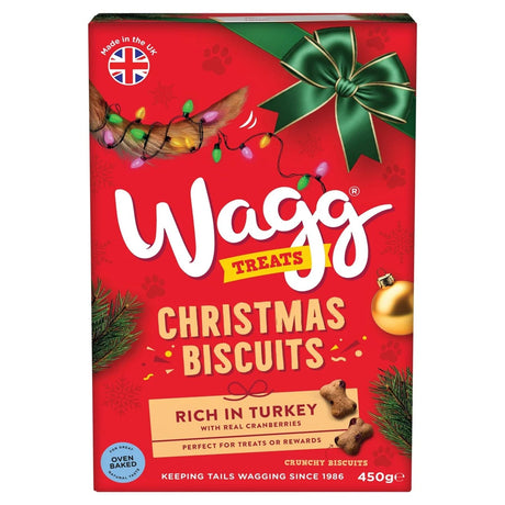 Wagg Xmas Biscuit Box 450g Wagg 