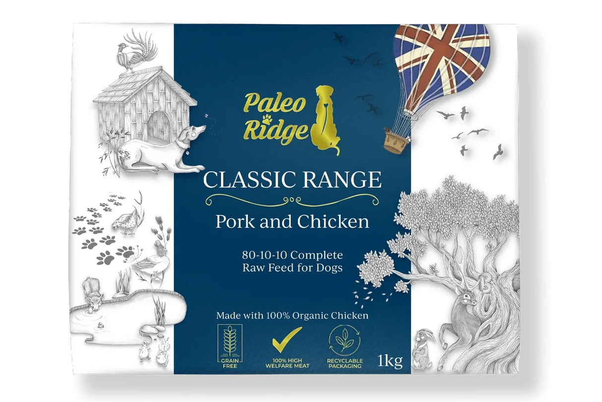 Paleo Ridge Pork & Chicken Complete 1kg ❄ Raw Dog Food Paleo Ridge 