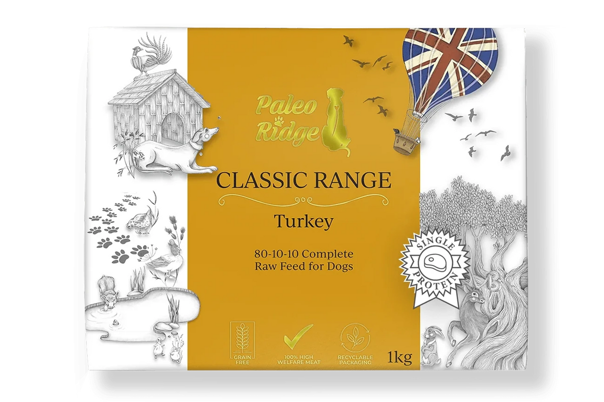 Paleo Ridge Turkey Complete 1kg ❄ Raw Dog Food Paleo Ridge 