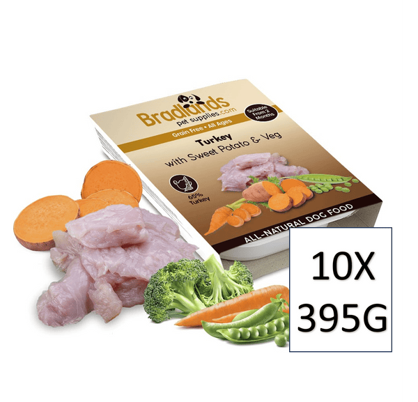 Bradlands Wet Dog Food Grain Free Turkey 10x395g Bradlands 