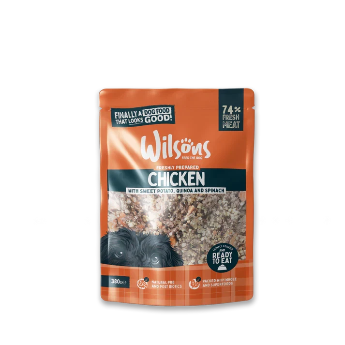 Wilsons Chicken Fresh Dog Food 380g Wilsons 