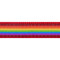 Red Dingo Dog Collar Rainbow Collar Red Dingo 