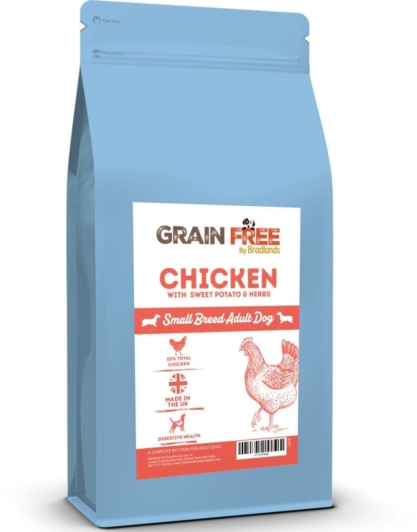 Bradlands Grain Free Small Breed Chicken 6kg Dry Dog Food Bradlands 