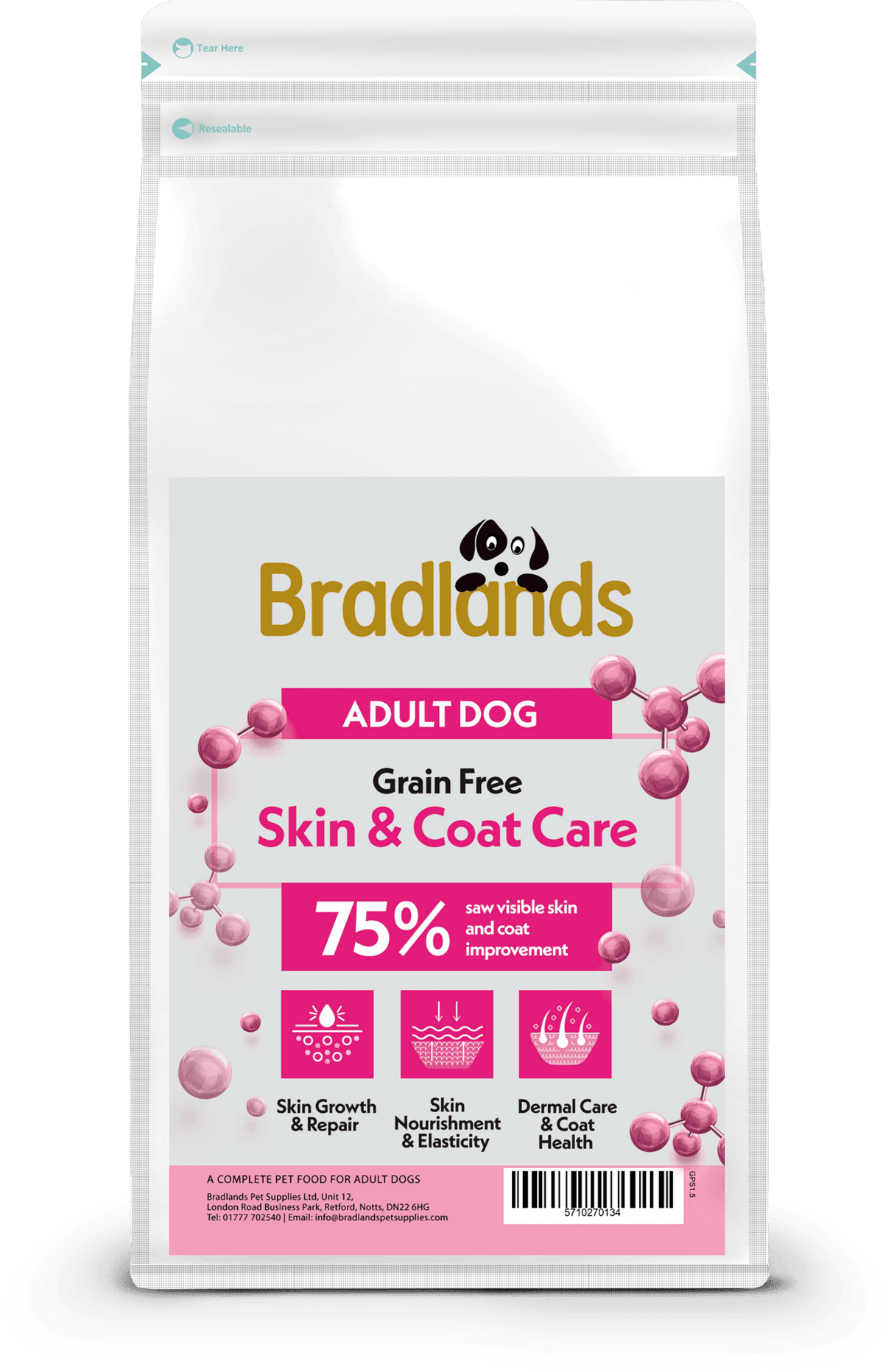Bradlands Peptide+ Skin & Coat 10kg Bradlands 