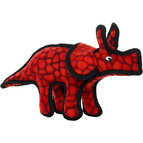 Tuffy Junior Triceratops Plush Dog Toy Dog Toys Tuffy 