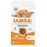IAMS Light & Sterilised Chicken Dry Cat Food 2kg Dry Cat Food Iams 