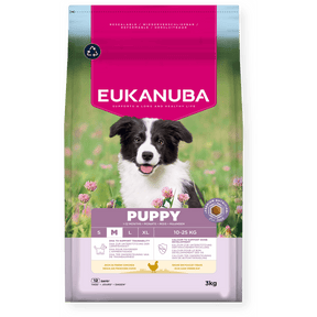 Eukanuba Puppy Medium Breed Chicken Dry Dog Food 3kg Dry Dog Food Eukanuba 
