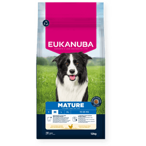 Eukanuba Mature Medium Breed Chicken Dry Dog Food 12kg Dry Dog Food Eukanuba 