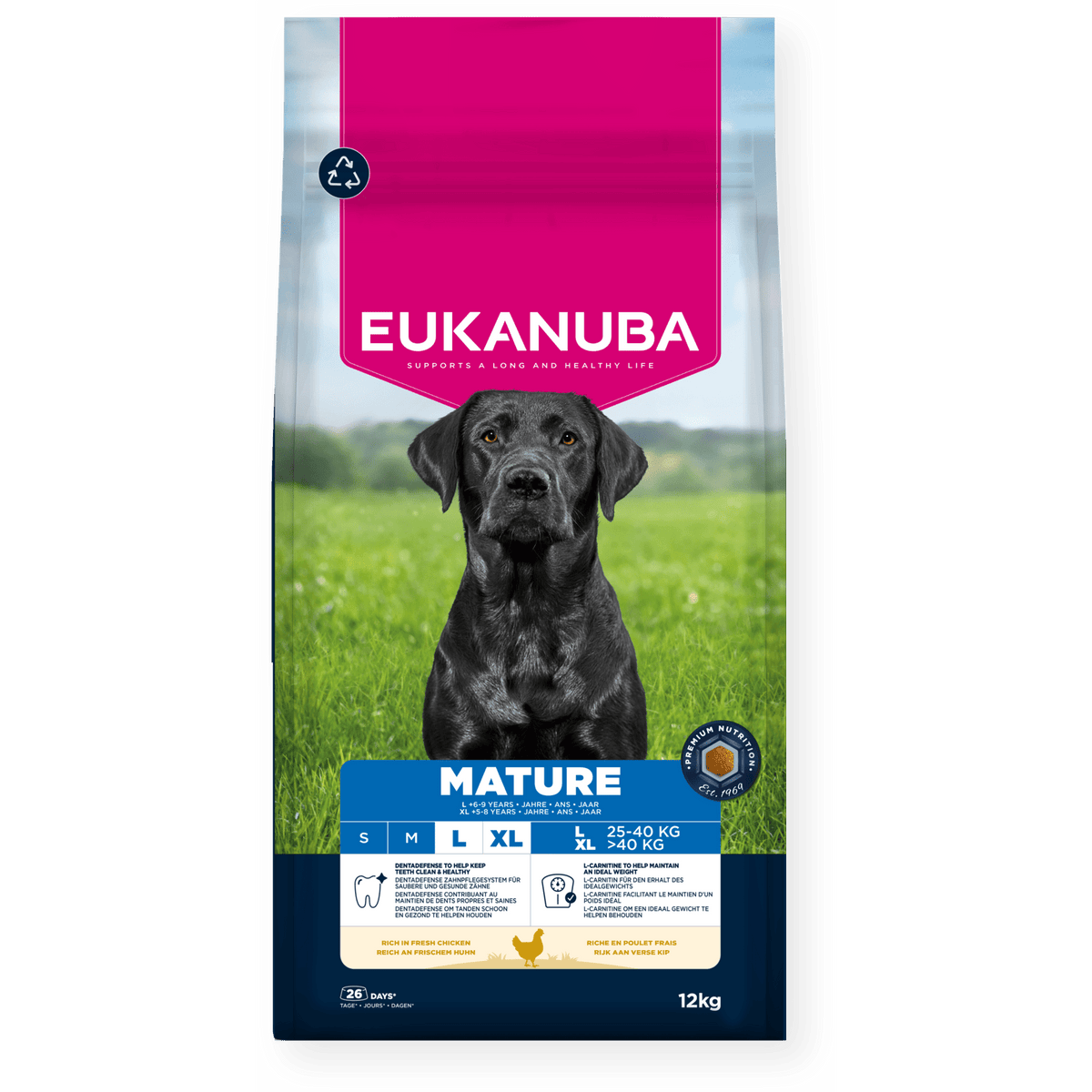 Eukanuba Mature Large Breed Chicken Dry Dog Food 12kg Dry Dog Food Eukanuba 