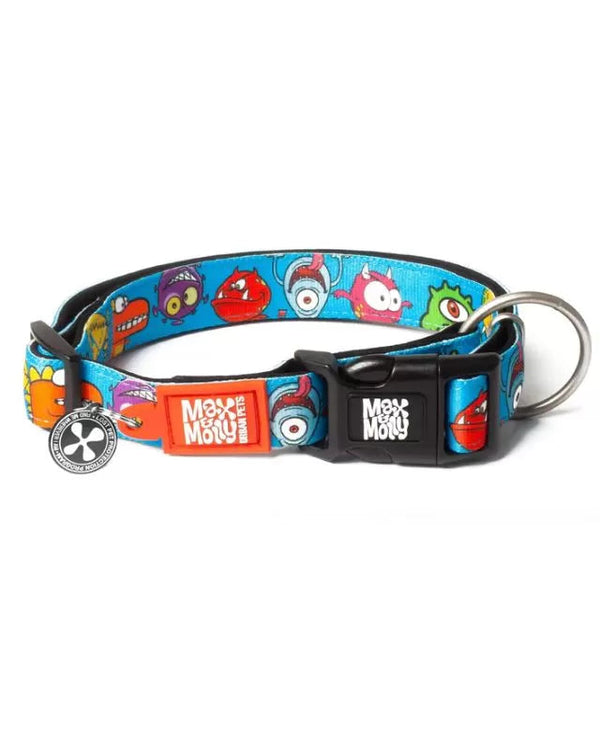 Max & Molly Smart ID Collar - Little Monsters XS Max & Molly 