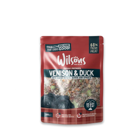 Wilsons Venison/Duck Fresh Dog Food 380g Wilsons 
