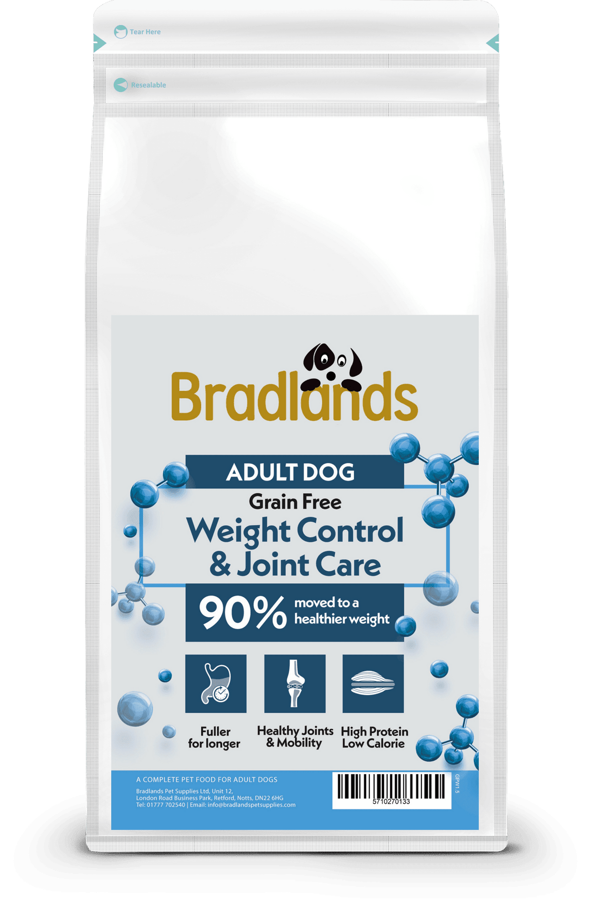 Bradlands Peptide+ Weight Control & Joint Care 10kg Bradlands 
